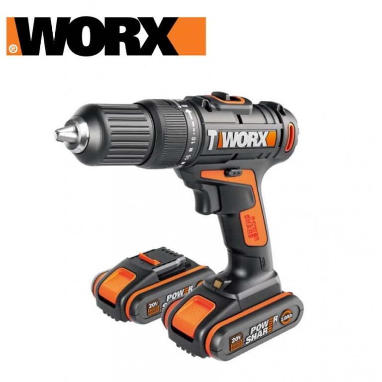 Worx ΚρουστικόWX 371.10 Δραπανοκατσάβιδο Μπαταρίας 20V 2x2Ah